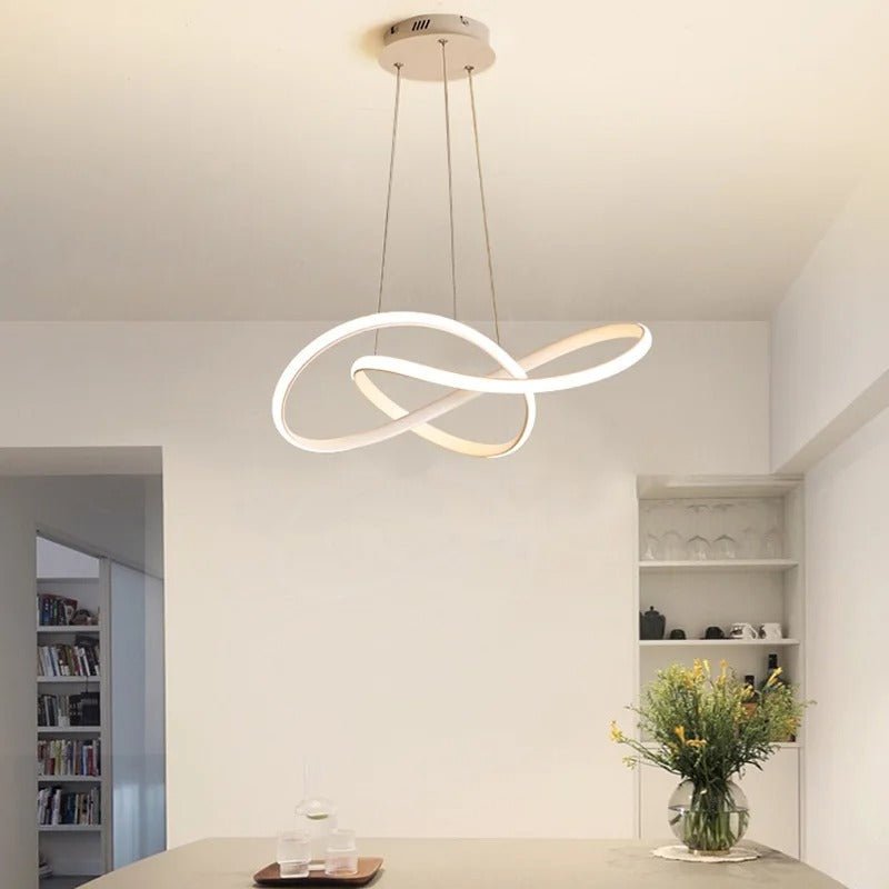 Cloverleaf Pendant Light for Living Room, Modern Hanging Light Fitting – image 12