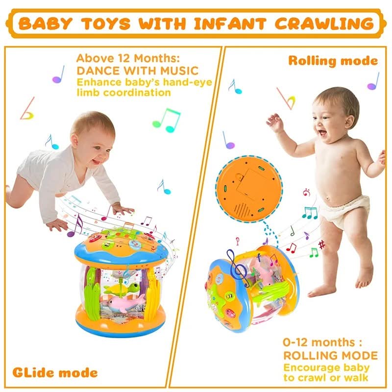 Night Light Projector with Ocean Light and Music, Baby Toys for 6 Month Old, Baby Shower Gifts, Musical Carousel_14