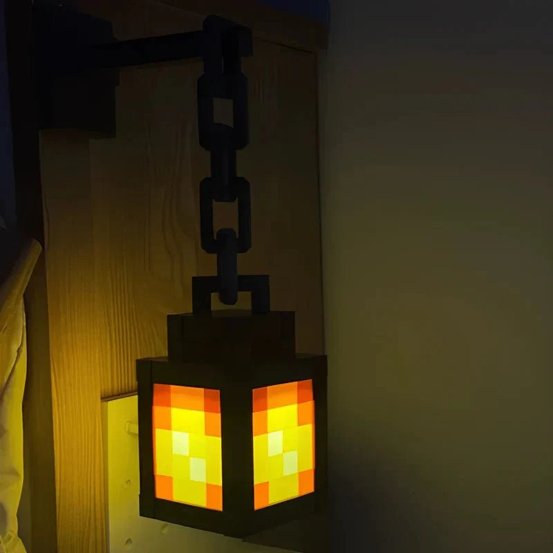 Rechargeable Night Light, Pixel LED Night Light for Bedroom and Desk, Nightstand Lamp, Mood Lighting for Game Room_08