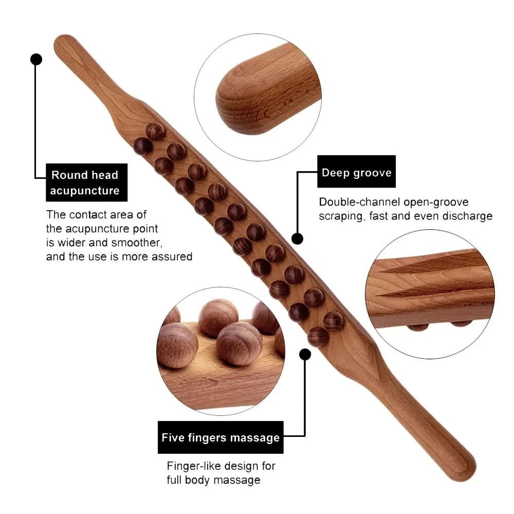Gua Sha Massage Stick, Relaxation Massager for Body – image 6