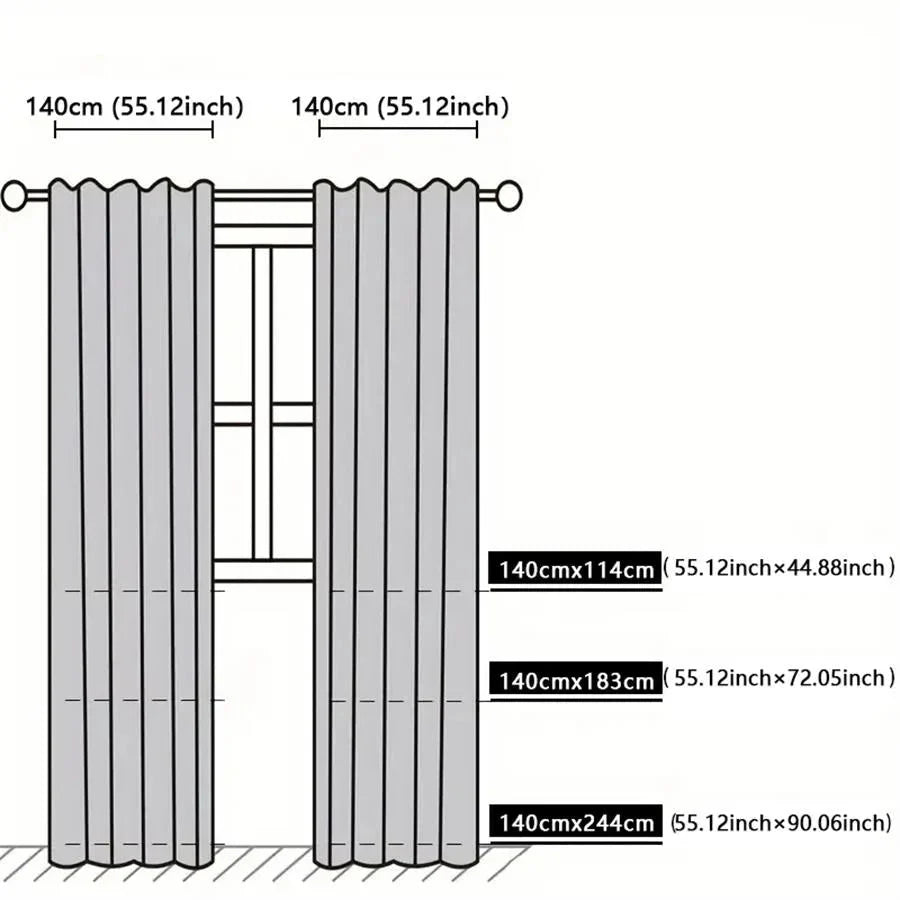 Net Curtains in Phoenix Tail Lace, Sheer Curtains with Fixed Pleat – image 4