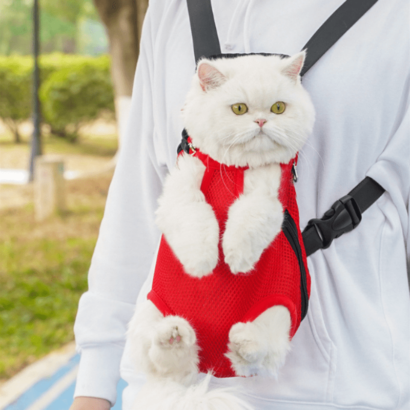 Cat Carrier Backpack, Dog Carrier Backpack for Small Dogs, Breathable Pet Carrier for Travel and Walks_05
