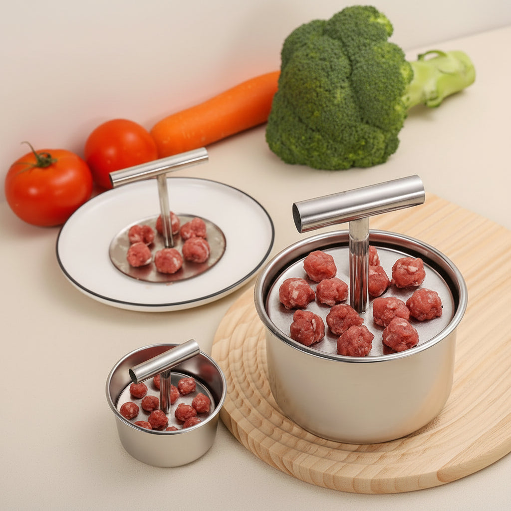 Meatball Maker Stainless Steel, Meatball Mould with 6 or 12 Holes, Kitchen Gadgets for Meat and Vegan Balls_06