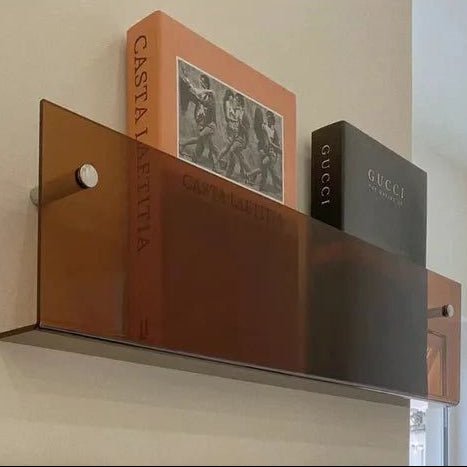 Wall Magazine Holder, Minimalist Acrylic Magazine Rack Wall Mounted for Living Room and Office Organisation_04