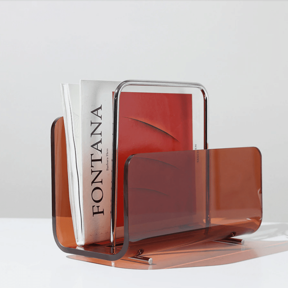 Acrylic Magazine Holder, Document Holder Desk Organiser – image 4