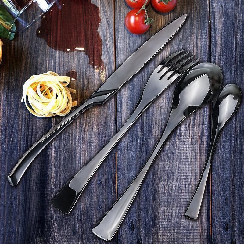 Black Cutlery Set – image 4
