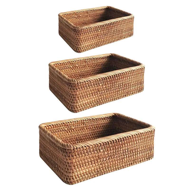 Wicker Baskets for Storage, Woven Storage Baskets in 3 Sizes, Rattan Look Blanket Basket for Living Room and Bathroom_06