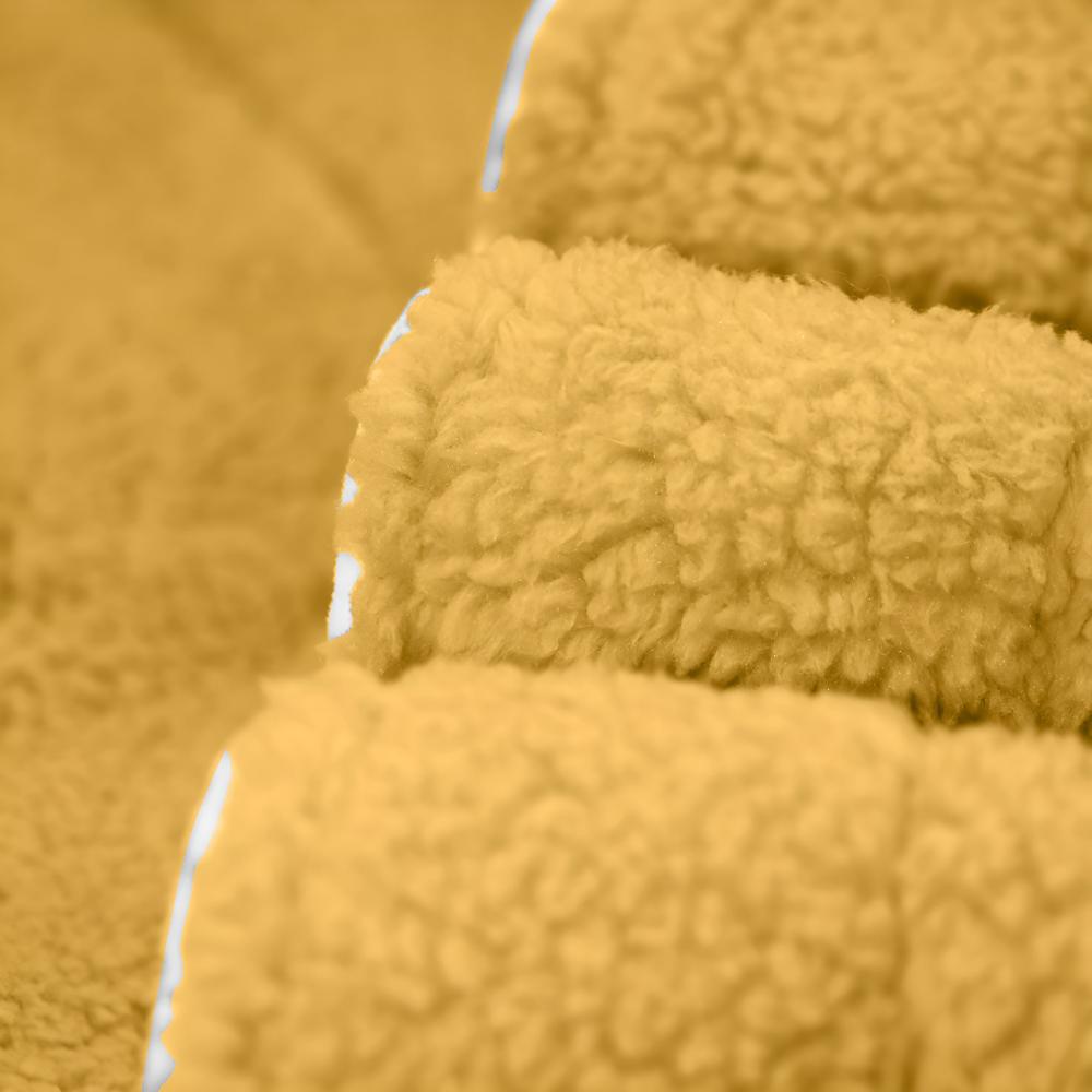 Fleece Bathrobe, Soft Fleece Dressing Gown in Pastel Colours, Plush Spa Robe for Home and Bathroom_13