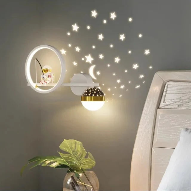 Children's Wall Light, LED Wall Lamp for Nursery and Playroom