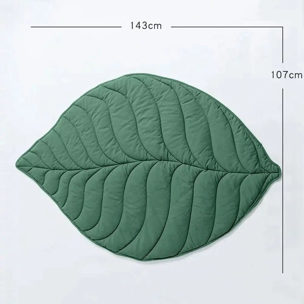 Dog Blankets, Leaf Shape Dog Mat for Large Dogs, Machine Washable Pet Blanket in Cotton and Polyester_18