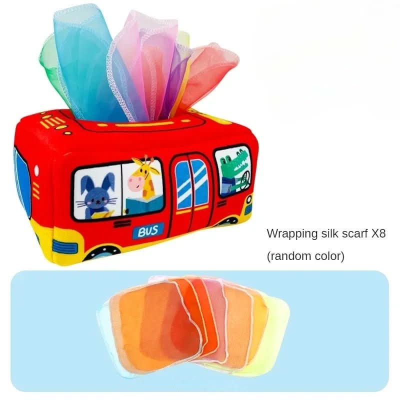 Sensory Box with Silk Scarves, Baby Toys and Sensory Toys