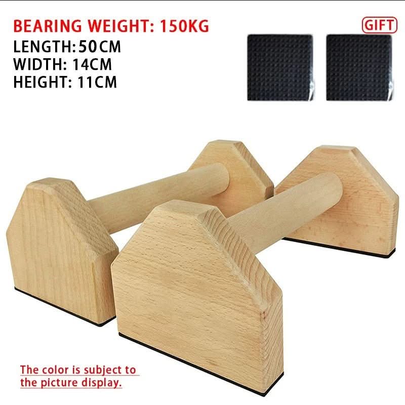 Wooden Parallettes, Calisthenics Bars for Push Ups and Dips – image 8