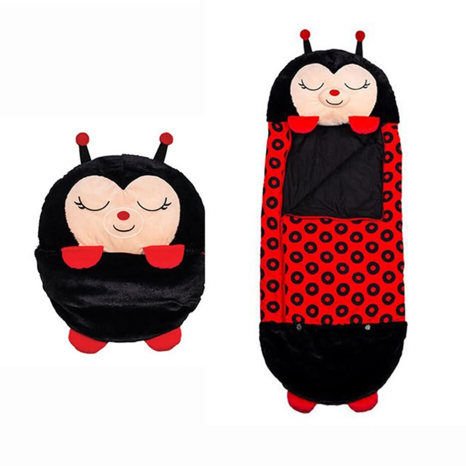 Kids Sleeping Bag with Pillow, Animal Sleeping Bag and Soft Toy 2 in 1, Plush Toy Stuffed Animal for Sleepovers_05