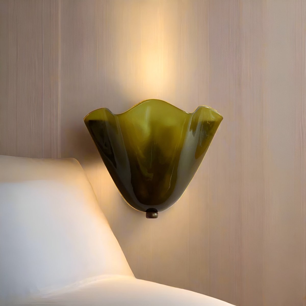 Vintage LED Wall Light, Stained Glass Lamp for Living Room Wall Lighting, Wall Sconce for Hallway and Bedroom