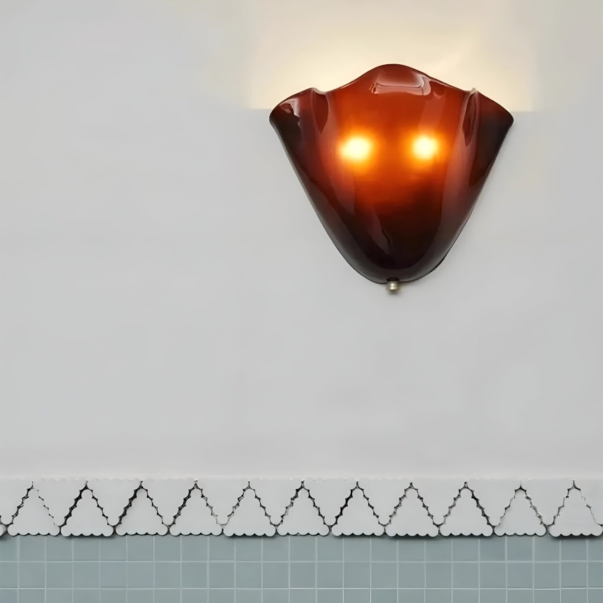 Vintage LED Wall Light, Stained Glass Lamp for Living Room Wall Lighting – image 4