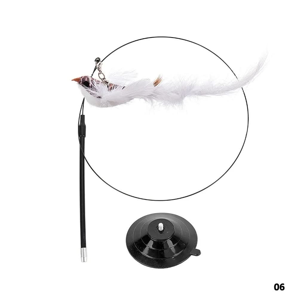 Interactive Cat Toys for Indoor Cats, Automatic Cat Toy with Fluttering Wings and Feathers, Moving Cat Toy_10