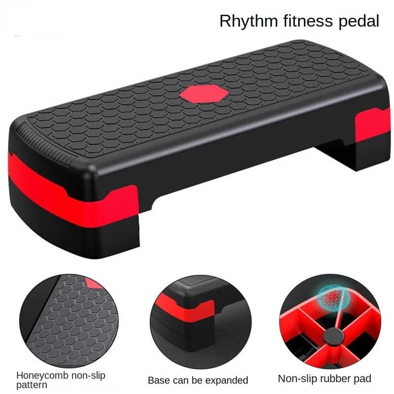 Adjustable Exercise Step, Aerobic Step Platform with Non Slip Base, Gym Step for Home Cardio and Squats_04