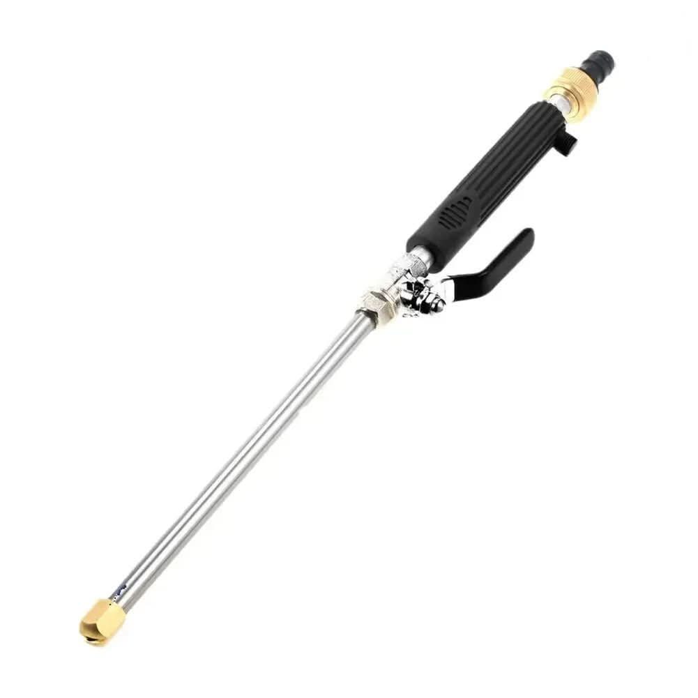 Hose Attachment for Patio Cleaning, Hosepipe Spray Gun with 2 Nozzles, High Pressure Water Lance for Cars and Windows_05