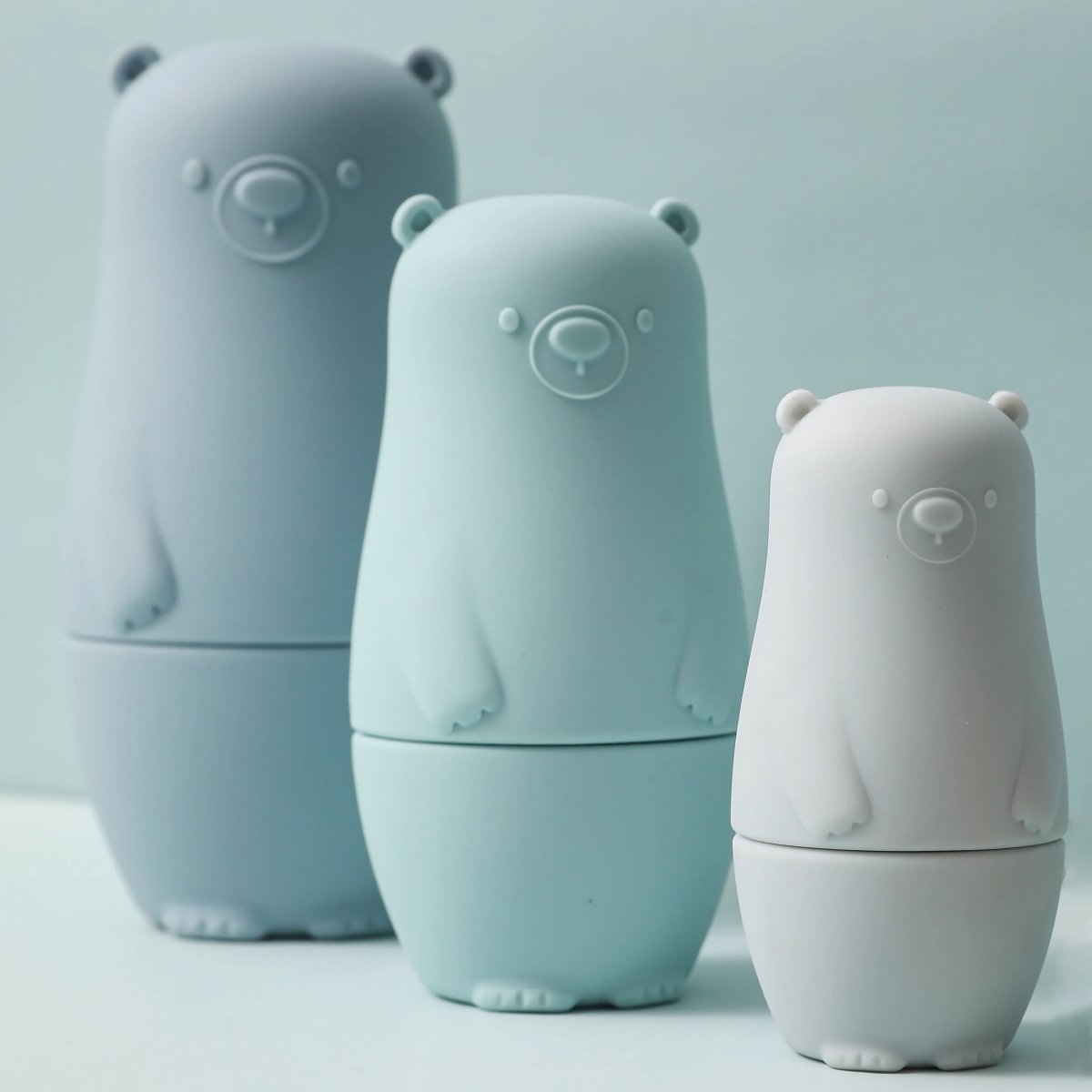 Silicone Nesting Dolls for Babies, Sensory Toys for 6 Month Old, Stacking Toy Bears or Penguins, Toys for 1 Year Old_06