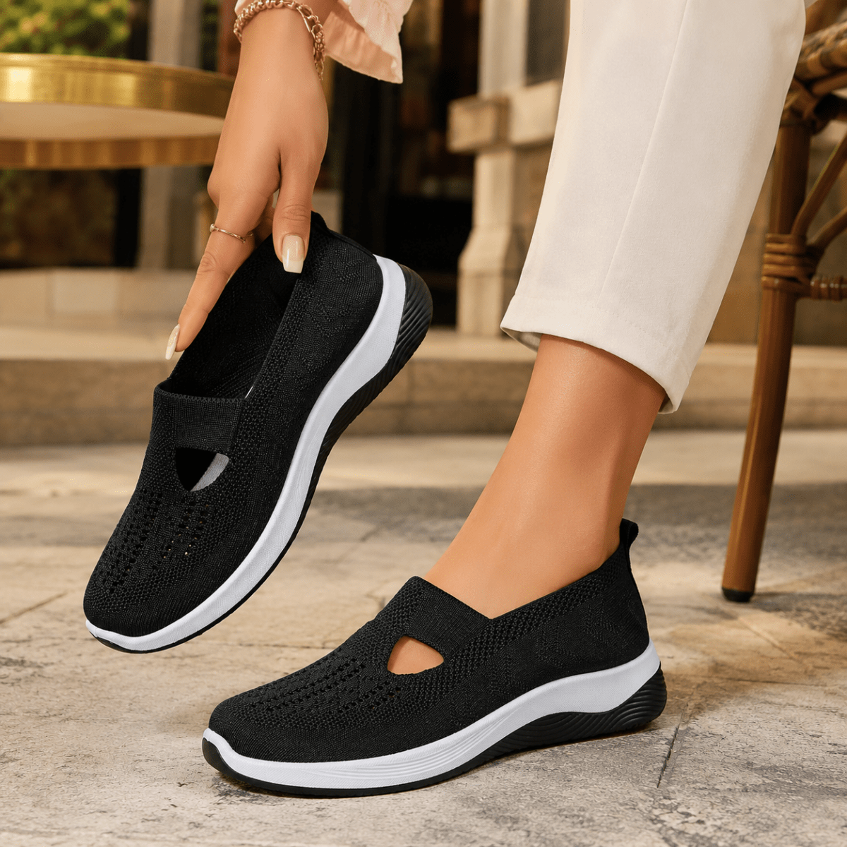 Womens Slippers, Orthopaedic Slippers with Gel Padded Non Slip Sole, Orthopaedic Shoes for Women, Slip On Walking Shoes