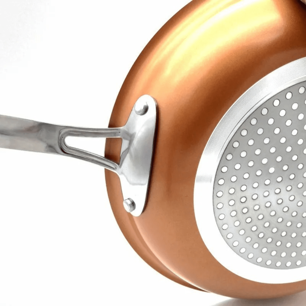 Non Stick Frying Pans, Copper Pan for Induction Hob and Gas, Dishwasher Safe Non Stick Pan Set in 3 Sizes_05
