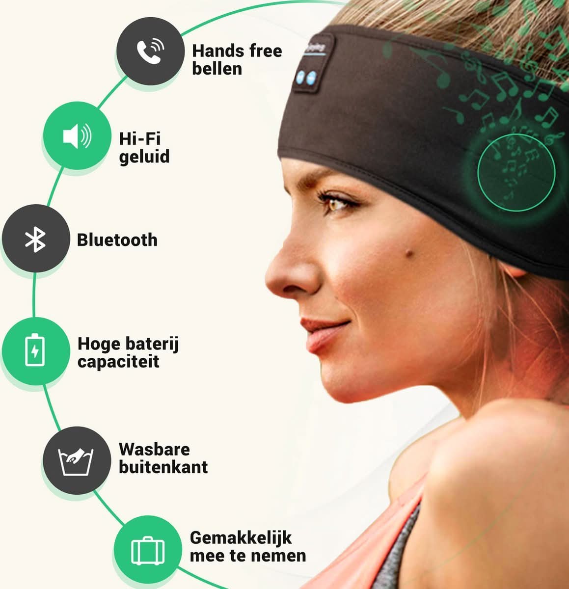 Sleep Band with Bluetooth Speakers, Sleep Headphones, Headphones for Sleeping, Bluetooth Headband for Deep Sleep_03