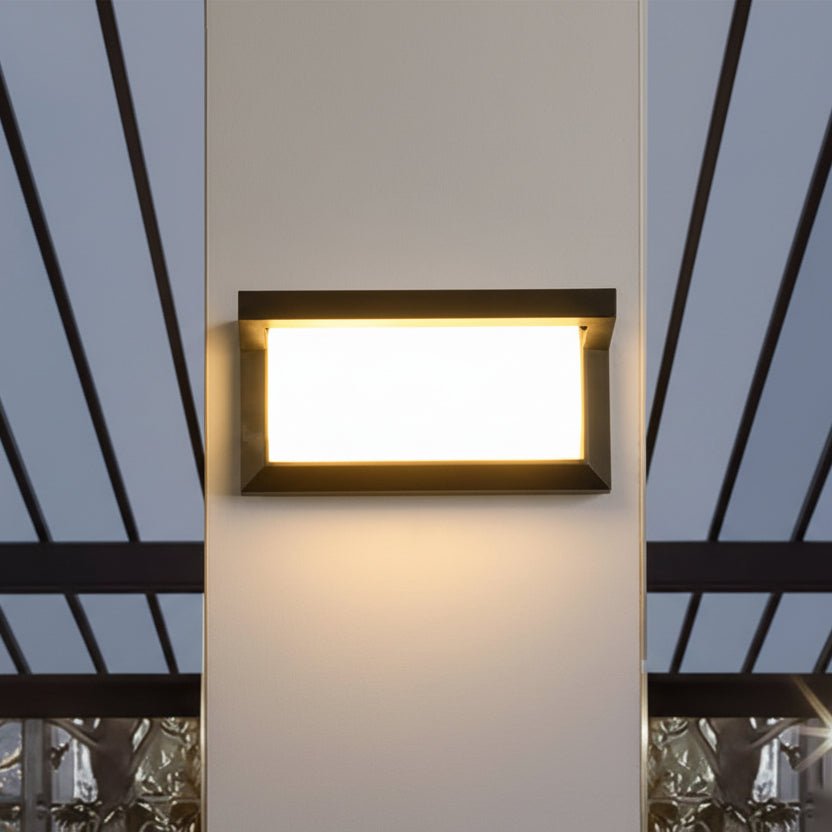 Outdoor Wall Lights with Sensor, Motion Sensor Security Light for Garage and Garden, Black Industrial Outdoor Lighting