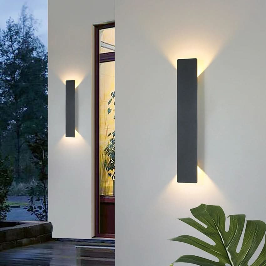 Outdoor Wall Lights LED, Modern Outside Wall Light IP65, Porch Light for Garden and Patio, Outdoor Lighting in Aluminium_04