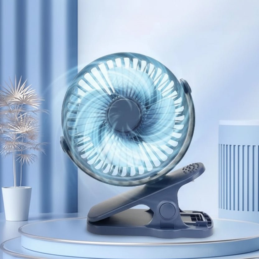 Clip On Desk Fan, Mini Fan for Bedroom and Office – image 5