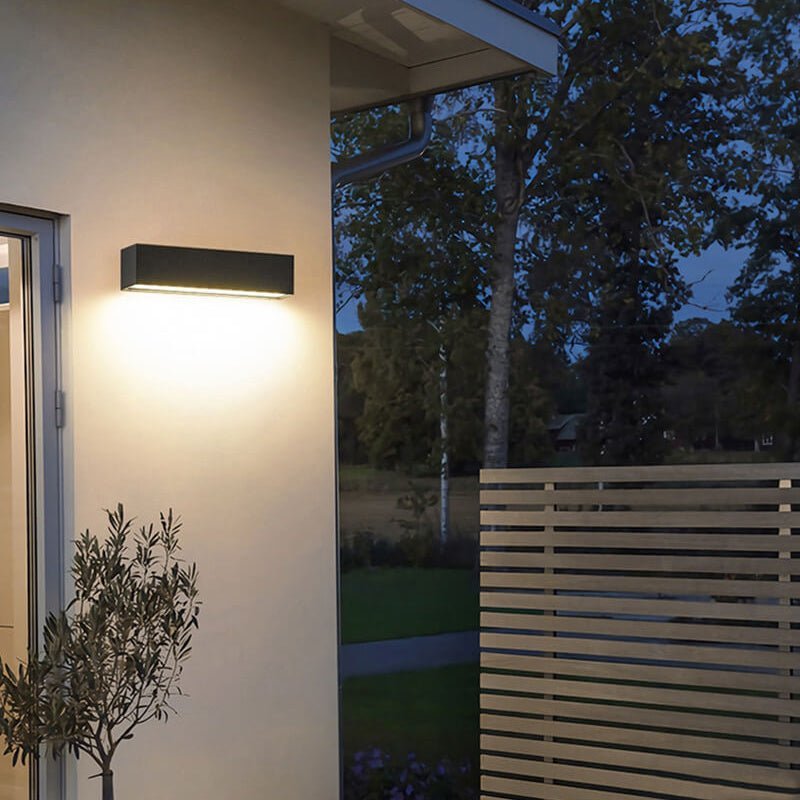 Outdoor Wall Lights, Waterproof LED Exterior Wall Light in Aluminium, Outdoor Lights for Garden and Balcony_04