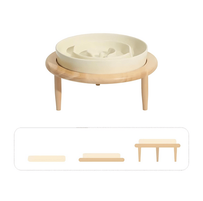 Slow Feeder Dog Bowls, Ceramic Cat Bowl for Dry and Wet Food, Dog Bowl with Stand Option, Slow Feeder for Dogs and Cats_10