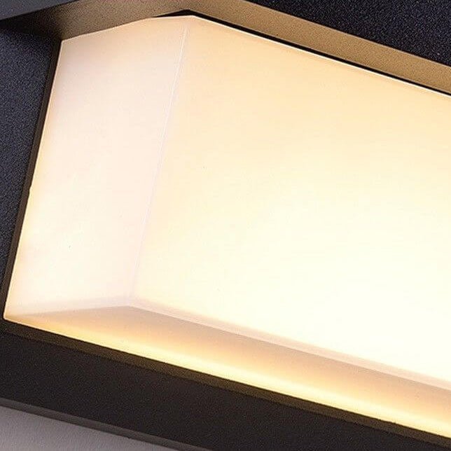 Outdoor Wall Lights with Sensor, Motion Sensor Security Light for Garage and Garden, Black Industrial Outdoor Lighting_06