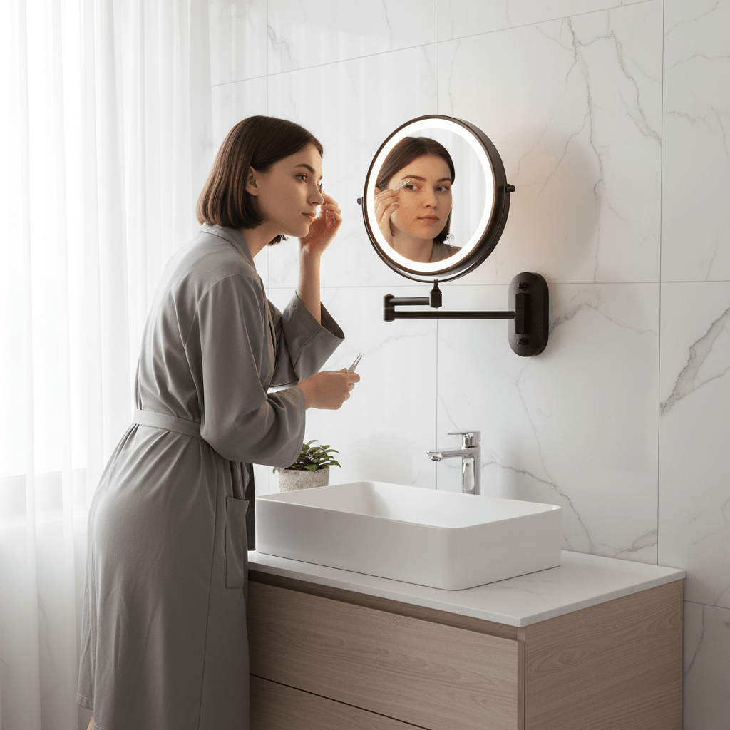 LED Vanity Mirror, Magnifying Mirror with Lights