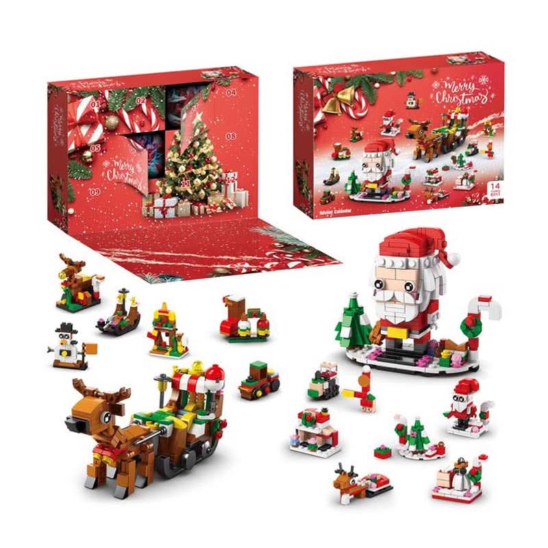 Kids Advent Calendar with 12 Building Blocks, Christmas Advent Calendar – image 4
