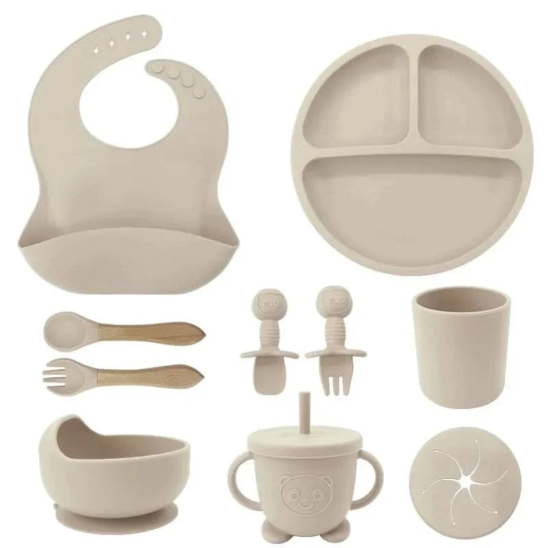 Baby Led Weaning Set, Weaning Bib with Pocket – image 14