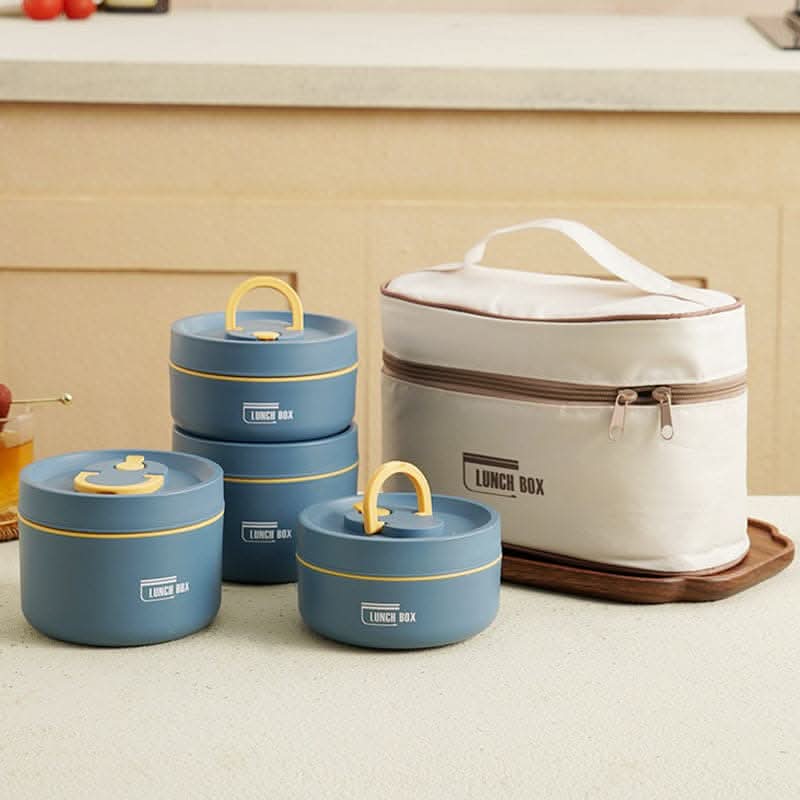 Insulated Lunch Box, Stainless Steel Lunch Box with Thermal Carry Bag – image 4