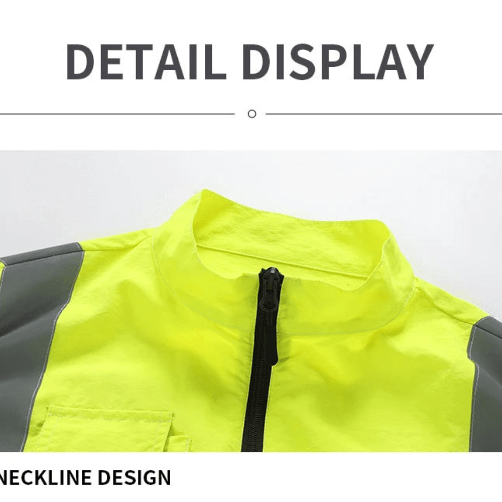 Cooling Vest with Fan System for Work, Wearable Fan Cooling Waistcoat for Outdoor Work and Gardening, Summer Workwear_03