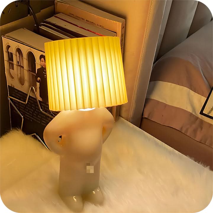Small Table Lamp with Wobble Design, LED Lamp for Living Room and Children's Room, Cute Ambient Lighting_06