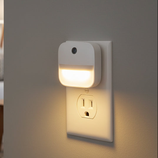 Night Lights Plug In, Childrens Night Light with Auto Sensor, Plug In Night Light 6 Pack, Warm White LED Plug In Light