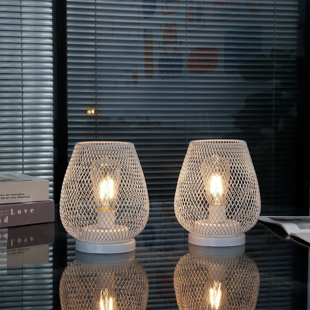 Battery Operated Table Lamp, Cordless Table Lamp with Warm LED Edison Bulb, Small Table Lamps for Living Room_05