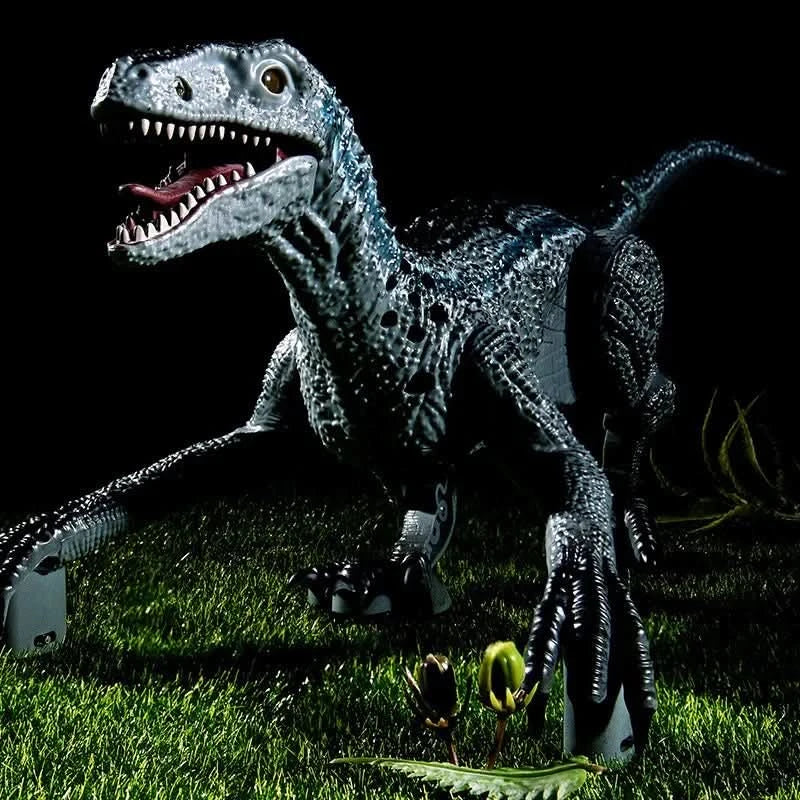 Remote Control Dinosaur Toy with Light and Sound, Velociraptor Dino Toys, Rechargeable Dinosaur Gifts for Kids_02