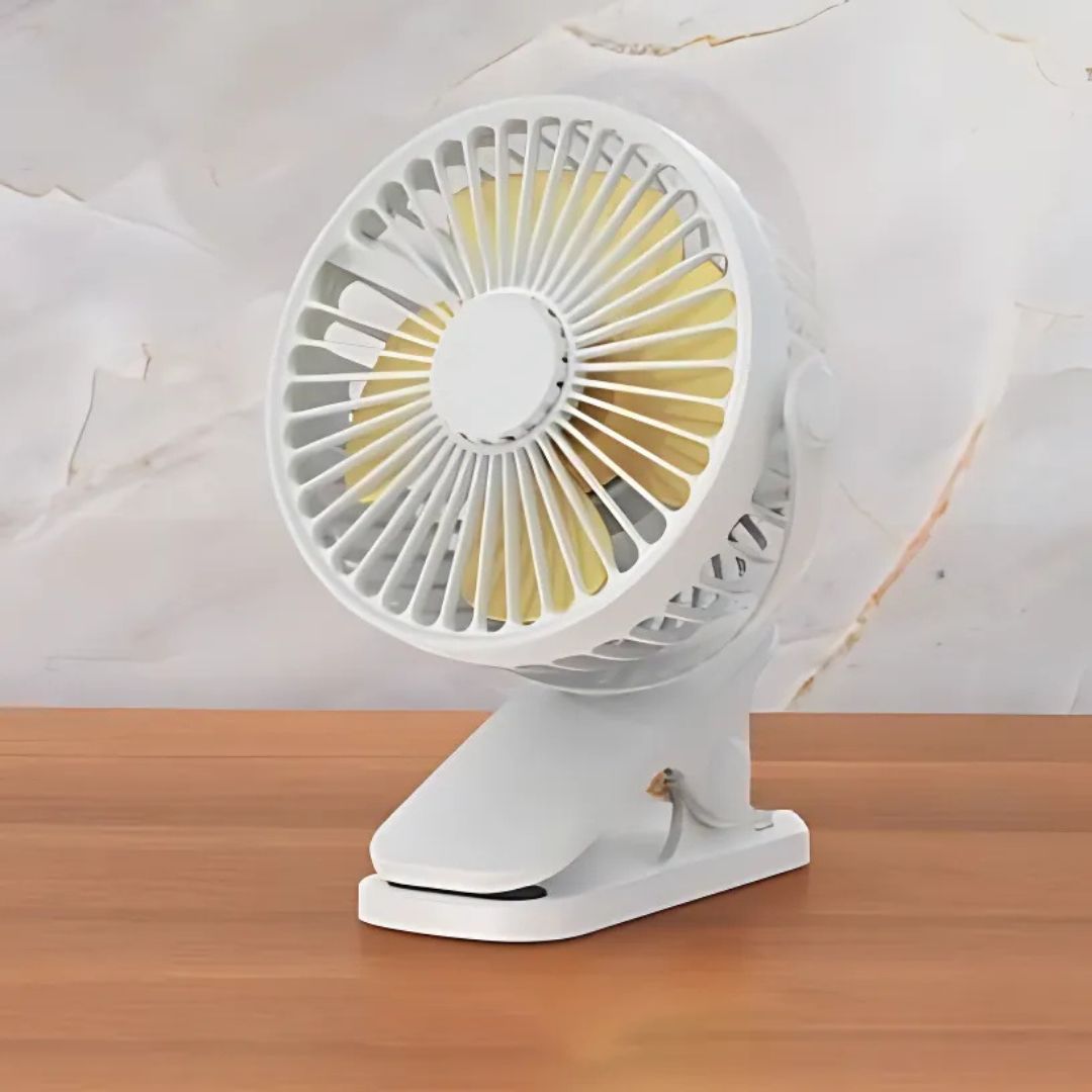 Clip On Desk Fan, USB Portable Fan with Strong Clip – image 8