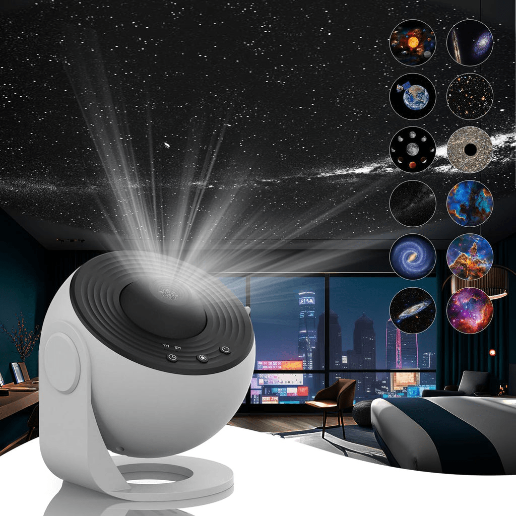 Nebula Projector, Galaxy Projector Light with 13 HD Discs and Timer, Star Projector for Bedroom and Kids Room_07