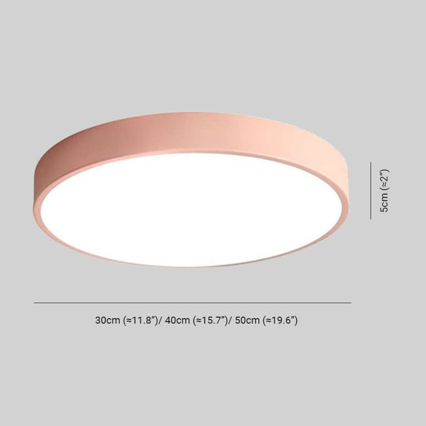 LED Ceiling Lights, Modern Ceiling Lamp for Bedroom and Office, Hallway Ceiling Light 30 to 50 cm in 5 Colours_05
