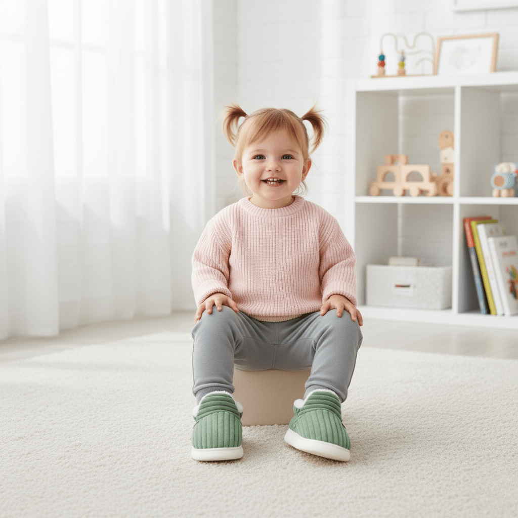 Mens Slippers, Thermal House Slippers for Kids and Adults