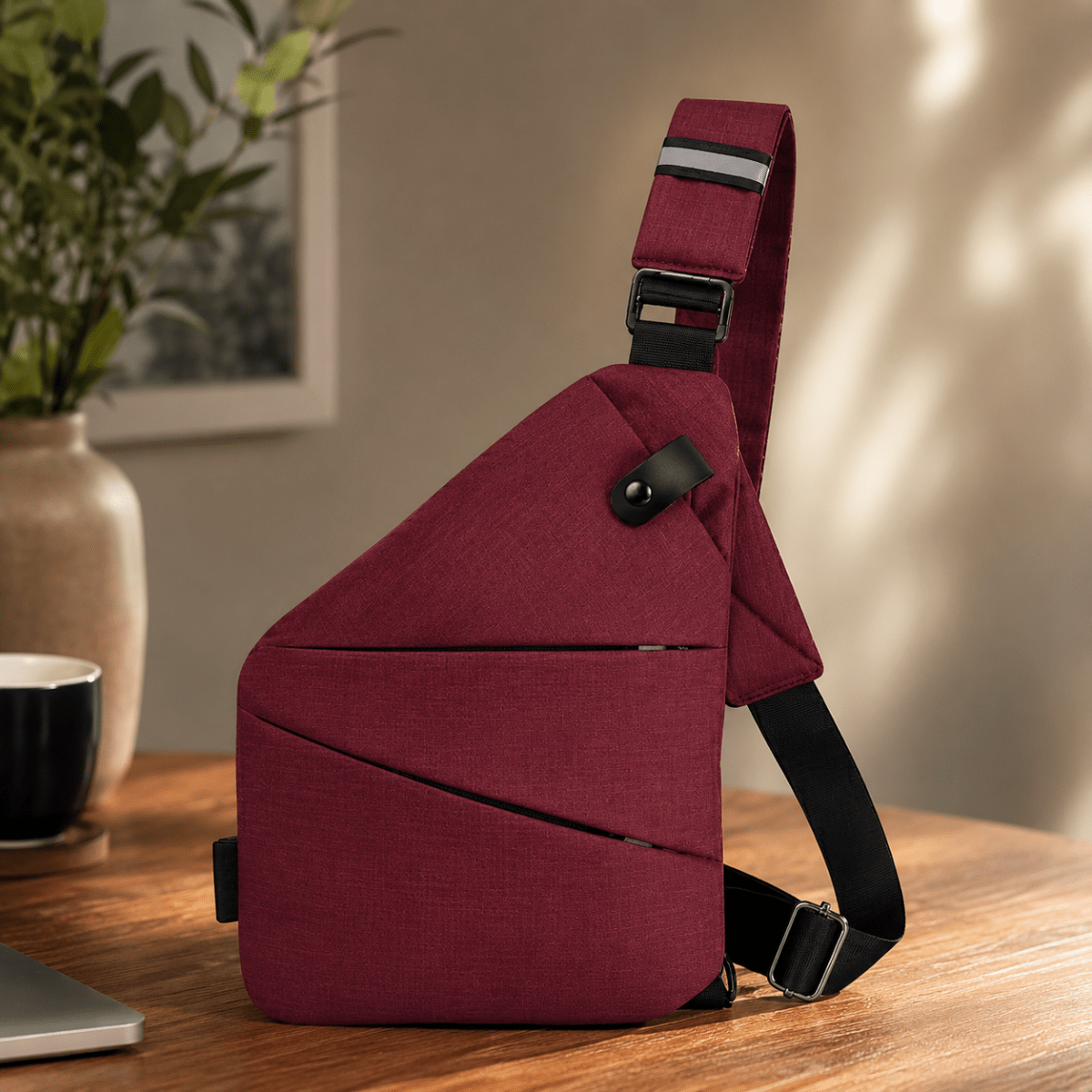 Anti Theft Crossbody Bag, Water Repellent Travel Crossbody Bag – image 9