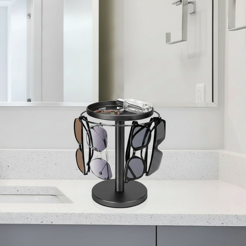 Glasses Holder Stand 360 Rotating, Metal Glasses Stand for Jewellery and Accessories – image 6