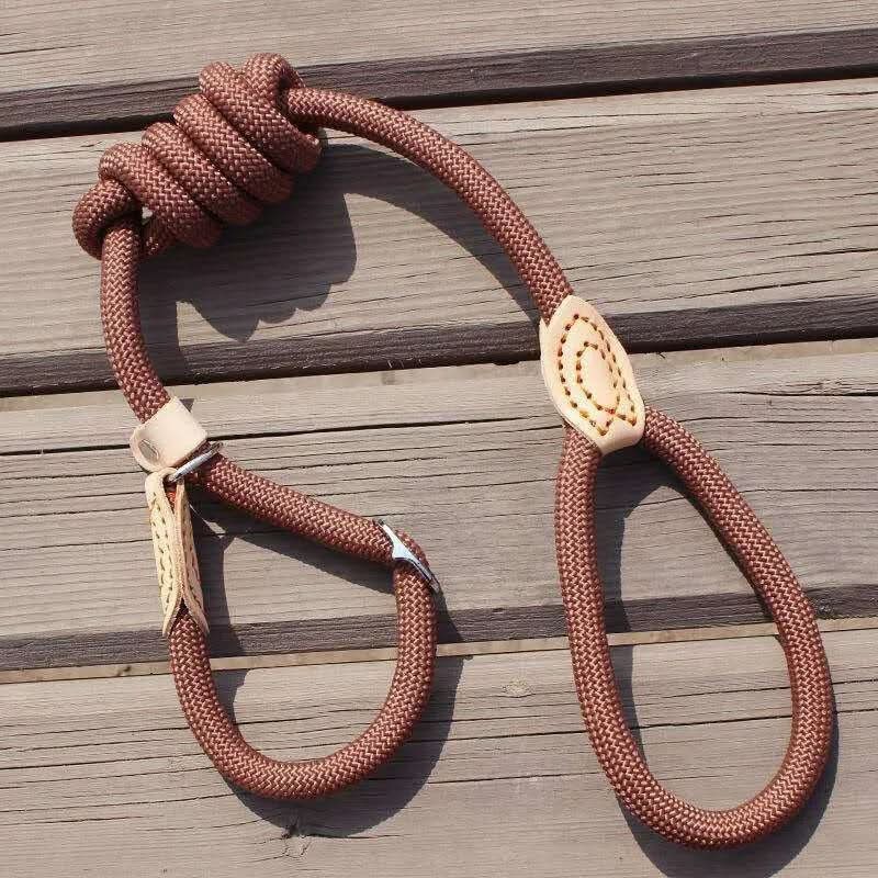 Climbing Rope Dog Lead with Padded Handle, Strong Dog Lead for Small and Large Dogs, Heavy Duty Dog Leash_01