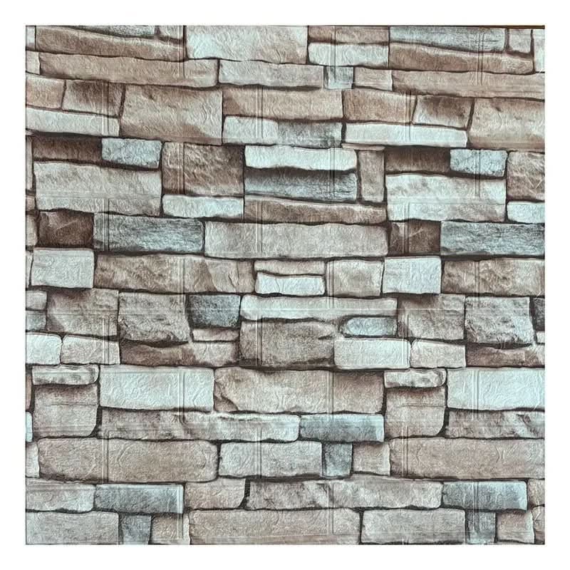 Textured Wallpaper for Bedroom and Living Room, 3D Wallpaper in Stone Effect 70 x 100 cm, Wall Decor Panels in Foam_21