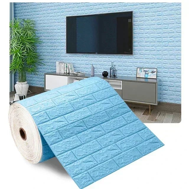 3D Wall Panels Self Adhesive, Waterproof Bathroom Wall Panels, Brick Effect PVC Wall Panels for Kitchen and Living Room_16